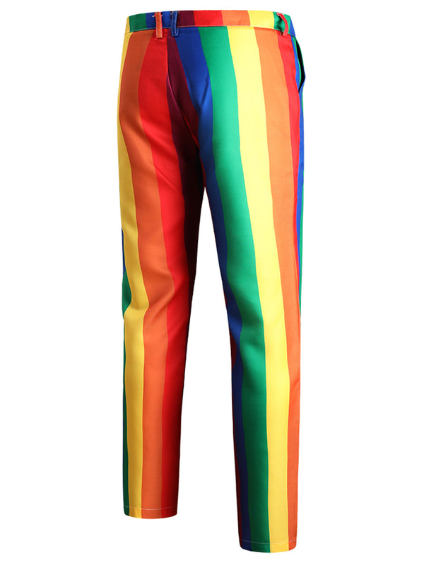 Men's Rainbow Vest Suit