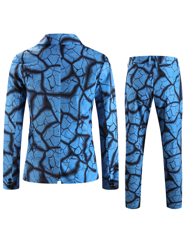 Men's Blue Wave Suit #2TZ-XX2501