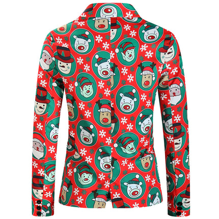 Men's Christmas Printed Suit #2TZ638 - Suits | Multicolour / M