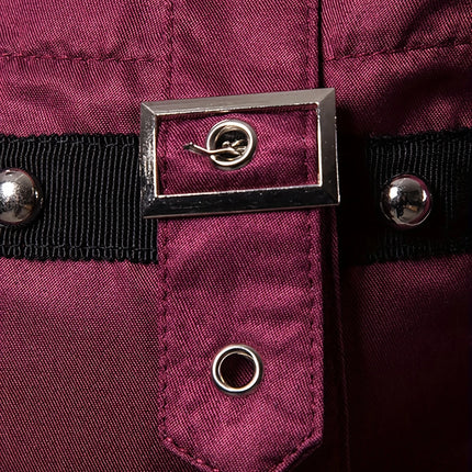 Men's Gothic Rivet Shirt #25625015 - | Burgundy / M
