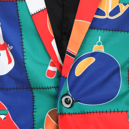 Men's Colorful Three Piece Suit #3TZMK33 - Suits | Multicolour / M