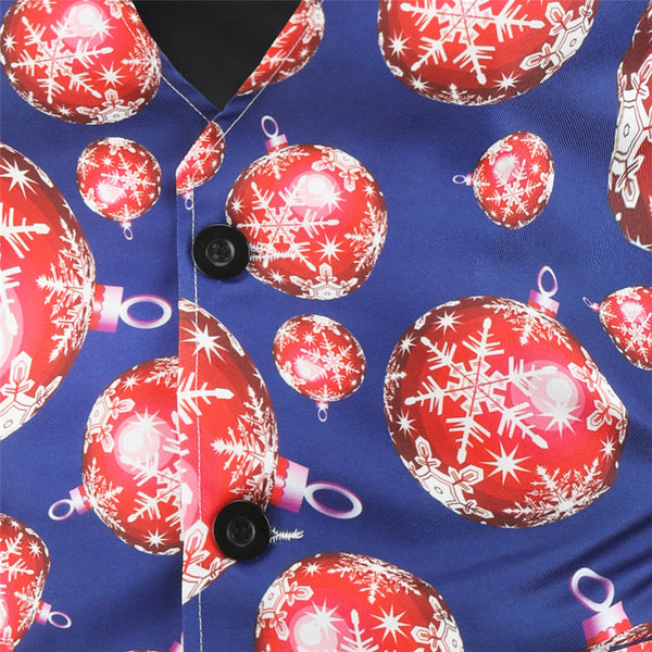 Men's Christmas Bold Print Vest #MJ029
