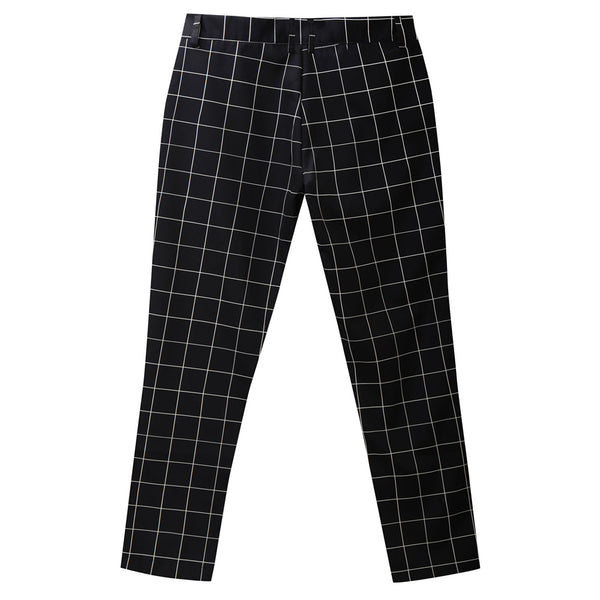 Men's Elegant Plaid Pants #XK6001
