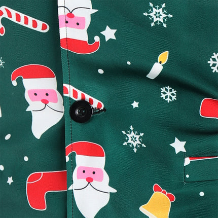 Men's Christmas Print Vest #MJ38 - Vests | Multicolour / M