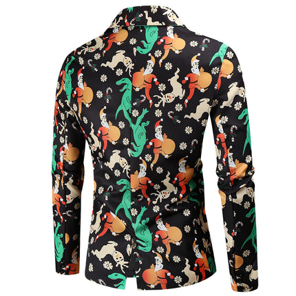 Men's Colorful Three Piece Suit #3TZMK49 - Suits | Multicolour / M