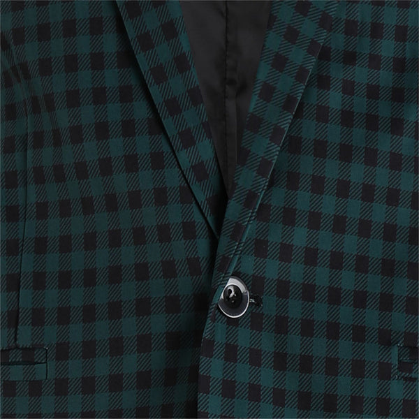 Men’s Plaid Suit #2TZ6032