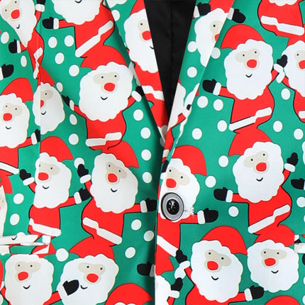 Men's Christmas Printed Suit #2TZ632 - Suits | Multicolour / M