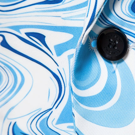 Men's Geometric Print Blazer #25062078 - Blazers | Color1 / S