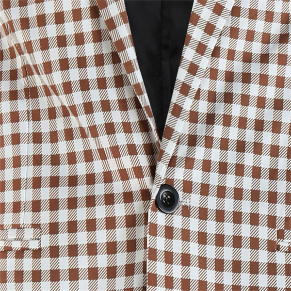 Men’s Plaid Suit #2TZ6032
