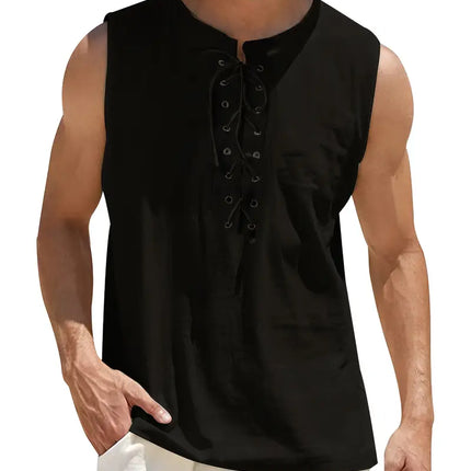 Men's Sleeveless Shirt #25061240 - | Beige / S