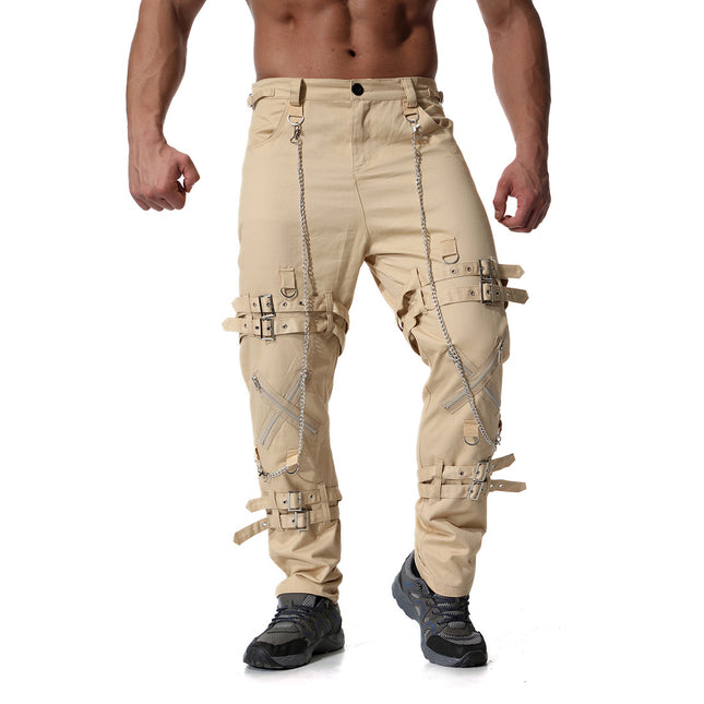 Men's Punk Chain Pants #25061658 - Pants | Color2 / 28