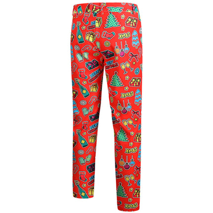 Men's Colorful Printed Vest Suit #2TZMK636 - Suits | Multicolour / M