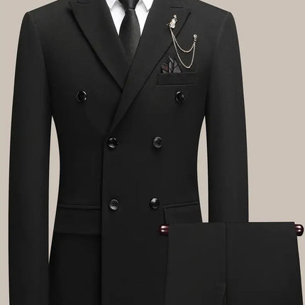 Men's Two-Piece Suit #25061026 - Suits | Black / S