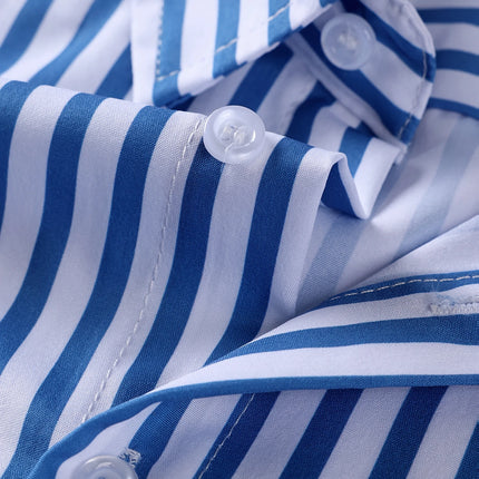 Men's Striped Shirt #25062405 - | Sky Blue / S