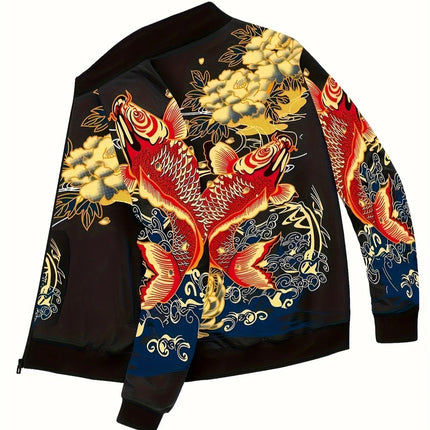 Men's Casual Printed Jacket #25625017 - | Color1 / S