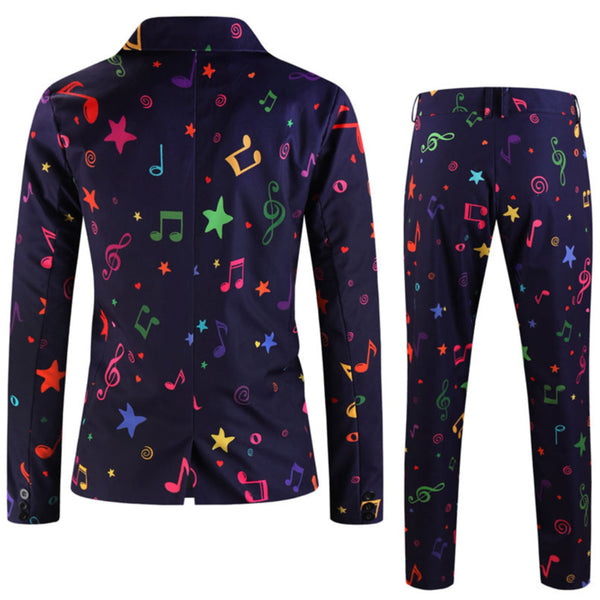 Men's Printed Suit #2TZ-XX1131