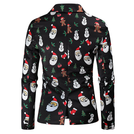 Men's Christmas Printed Suit #2TZ46 - Suits | Multicolour / M