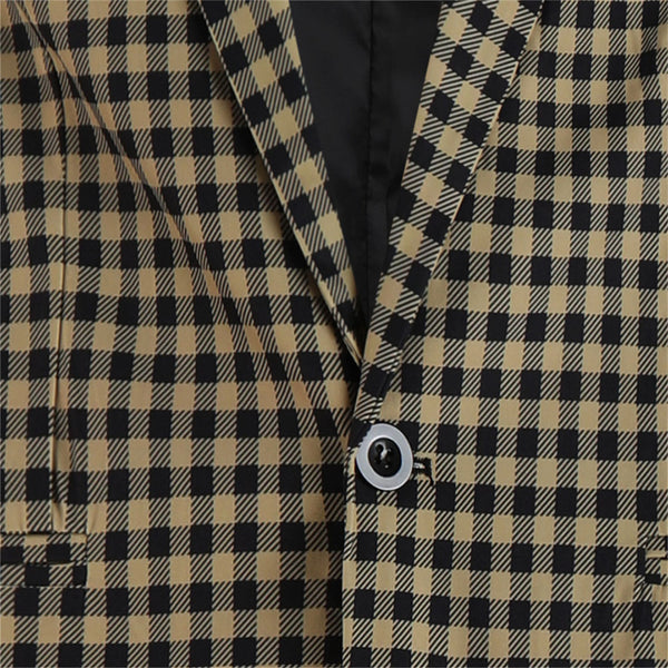 Men’s Plaid Suit #2TZ6032