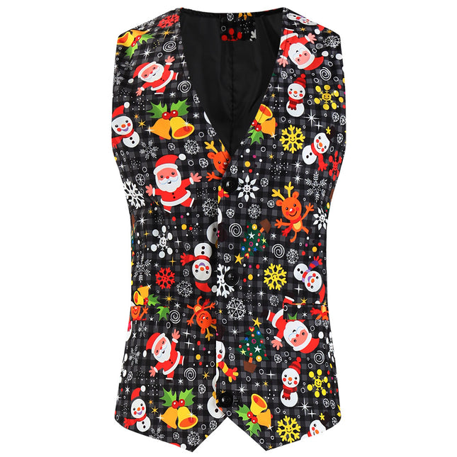 Men's Christmas Three Piece Suit #3TZMK660 - Suits | Multicolour / M