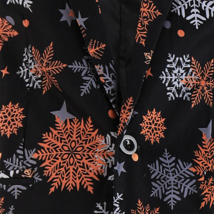 Men's Snowflake Print Suit #2TZ659 - Suits | Multicolour / M