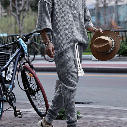 Men's Casual Knitwear Set #25062401 - | Khaki / S