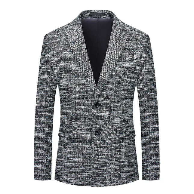 Men's Simple Knit Blazer  #S8515