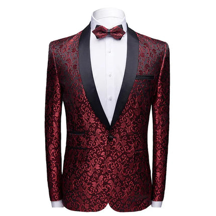 Men's Regal Floral Luxury Blazer  #S8535