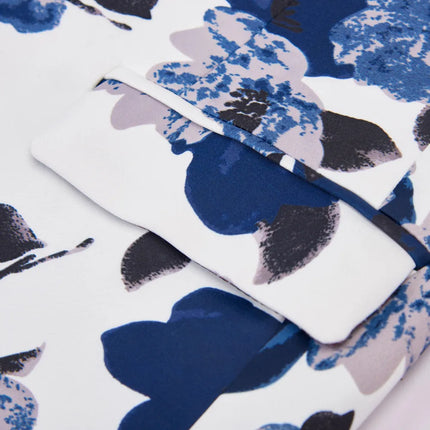 Men's Blue Floral Artistic Style Blazer #S8344 - Suits | Multicolour / XS