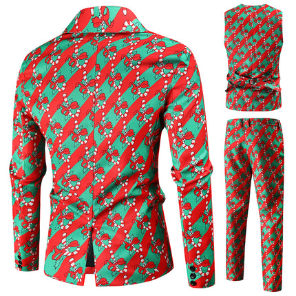 Men's Colorful Three-Piece Suit #3TZMK45 - Suits | Multicolour / M