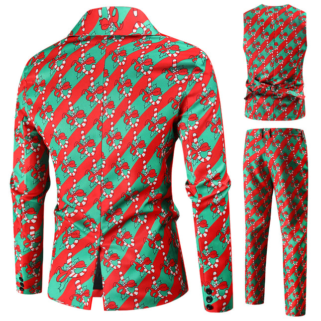 Men's Colorful Three-Piece Suit #3TZMK45 - Suits | Multicolour / M