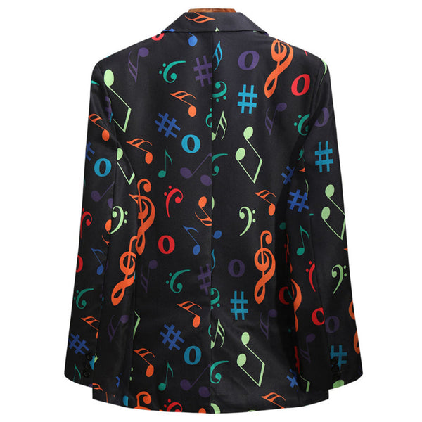 Men’s Stylish Printed Blazer #X138