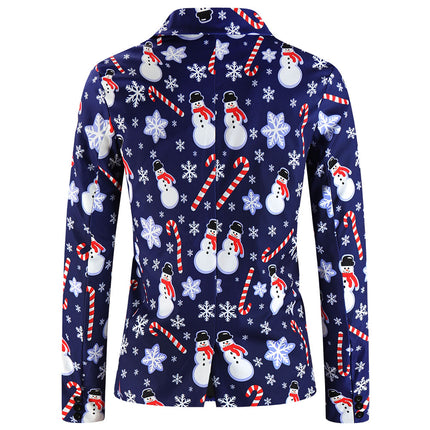 Men's Christmas Printed Suit #2TZ656 - Suits | Multicolour / M