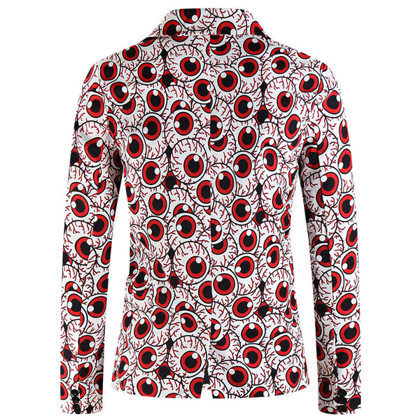 Men's Halloween Eyeball Blazer #X120