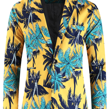 Men's Print Suit #2TZ2506 - Suits | Multicolour / M