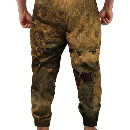 Men’s Stylish Print Pants #25061657 - Pants | Color1 / S