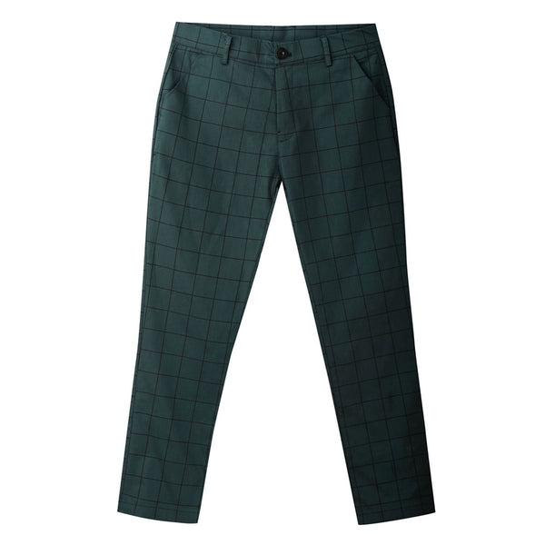 Men's Elegant Plaid Pants #XK6001