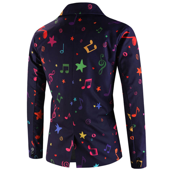 Men's Printed Suit #2TZ-XX1131