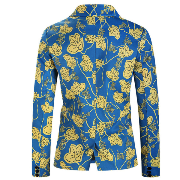 Men's Elegant Printed Blazer #X323