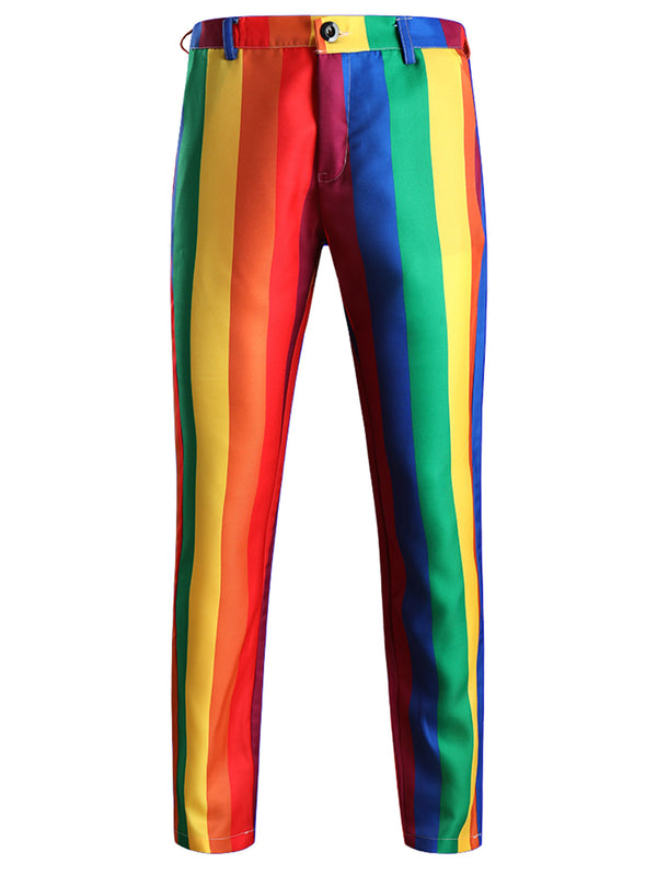 Men's Rainbow Vest Suit