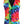 Men's Colorful Printed Vest Suit