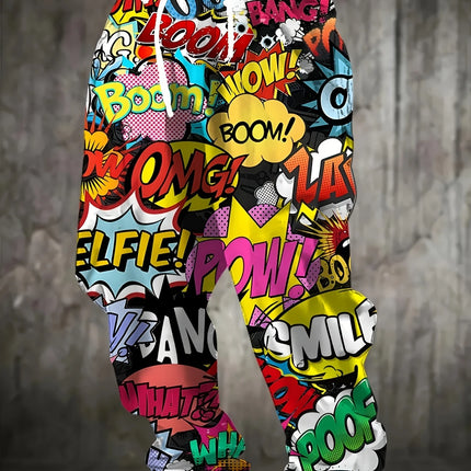 Men's Print Joggers #25625010 - Pants | Multicolour / S