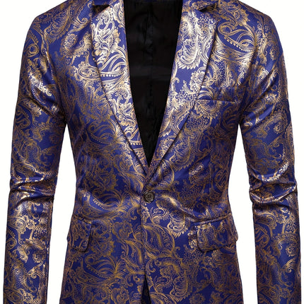 Men's Paisley Print Blazer #25062076 - Blazers | Blue / M