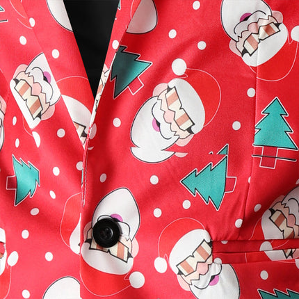 Men's Christmas Three Piece Suit #3TZMK54 - Suits | Multicolour / M