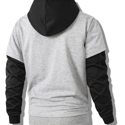 Men's Stylish Sweatshirt #25703042 - | Light Grey / S