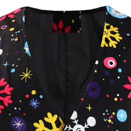 Men's Colorful Printed Vest #MJ653 - Vests | Multicolour / M