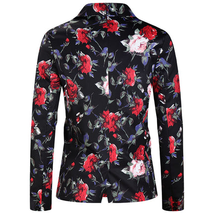 Men's Floral Print Suit #2TZ180 - Suits | Multicolour / M