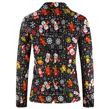 Men's Christmas Printed Suit #2TZ660 - Suits | Multicolour / M