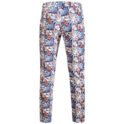 Men's Stylish Printed Pants #XK641 - Pants | Multicolour / M