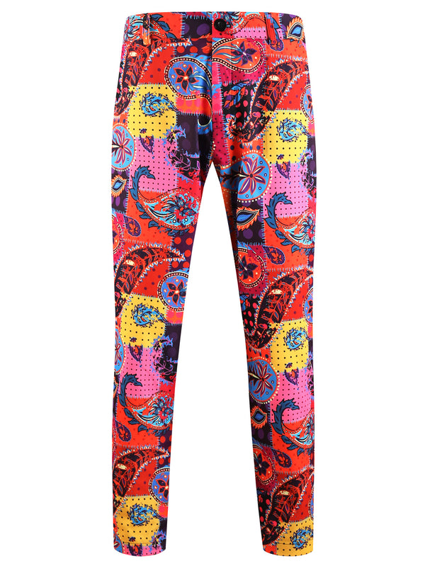 Men's Print Suit #2TZ2505