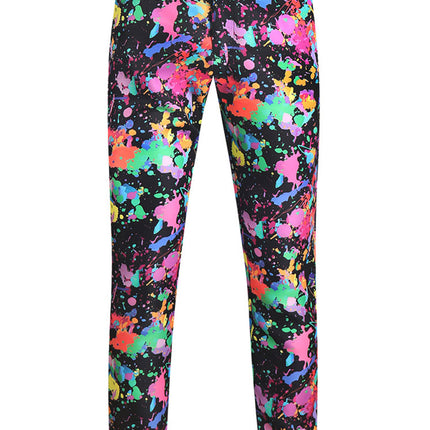 Men's Multicolor Printed Vest Suit - Vests | Multicolour / M